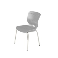 Chaises de conférence empilables en métal et plastique avec trous de ventilation pour bureau ou salle de classe européenne, couleurs personnalisées