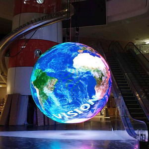 จอแสดงผล LED ทรงกลม 360 องศา สีสันสดใส รูปทรงยืดหยุ่น ปรับแต่งได้สำหรับใช้งานภายในอาคาร P2 - Product Image 1