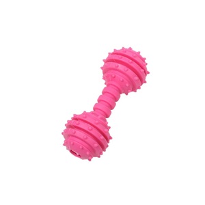 Jouets à mâcher pour chien en TPR, haltères durables, anti-ennui, fournitures pour petits animaux de compagnie - Product Image 5