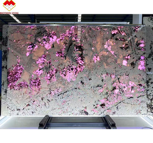 Dalles de marbre blanc <span class=keywords><strong>Pandora</strong></span> rétroéclairées pour grossistes, quartzite Patagonia Lumistone, pierre naturelle de luxe, granit <span class=keywords><strong>Pandora</strong></span> brésilien - Product Image 5