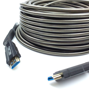 คุณภาพสูงทนทานรุ่น2.1สำหรับ<span class=keywords><strong>สาย</strong></span> <span class=keywords><strong>HDMI</strong></span> 8K 60Hz armoured ใยแก้วนำแสง PVC สำหรับคอมพิวเตอร์โปรเจคเตอร์<span class=keywords><strong>ทีวี</strong></span>ออดิโอวิดีโอ - Product Image 3