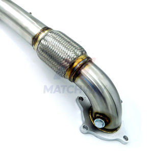 ท่อระบายไอเสียสำหรับ <span class=keywords><strong>VW</strong></span> Audi EA888 MK5 MK6 GTI 2.0T พร้อมเกราะป้องกันความร้อน - Product Image 3