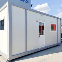 Installation rapide, maison préfabriquée de bureau double largeur de 40 pieds, robuste, conforme aux normes australiennes, maison conteneur en kit personnalisée