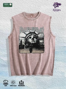 Chaleco sin Mangas Valley Dreams Liberty Graphic Washed, Almacén en EE. UU., 3 Colores, Algodón - Product Image 5