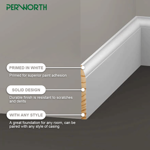 Moulures d'architrave en bois, planche de bois peinte en blanc, moulures de <span class=keywords><strong>corniche</strong></span> en bois, Stype de contamination - Product Image 4