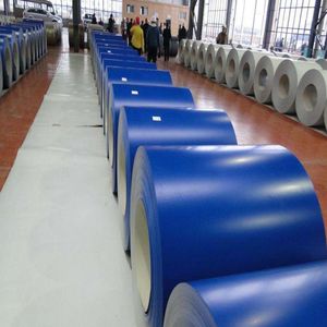 Fábrica de China con precio bajo <span class=keywords><strong>RAL</strong></span> <span class=keywords><strong>5005</strong></span> 1,2mm de espesor Bobina de acero recubierta de color prepintada para material de construcción - Product Image 3