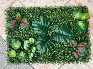 Panel de Plantas Artificiales para Muro Estilo Jungla a Precio Económico, Jardín <span class=keywords><strong>Vertical</strong></span> Personalizado en Color Verde - Product Image 4