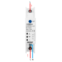 Compteur d'énergie intelligent bidirectionnel TOMZN Zigbee TUYA 18mm 63A WIFI avec minuterie, moniteur de puissance, compteur kWh et protection contre les surtensions et surintensités.