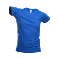 100% Polyester Dry Fit T-Shirt Effen Patroon Custom Logo Bedrukt Sublimatie Blanks Effen Heren T-Shirt