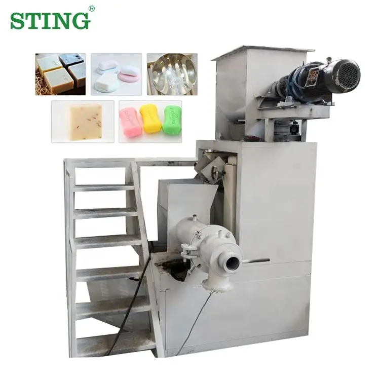 Small Cold Process Vacuum Transparent Soap Plodder Making Machine China For Hotel