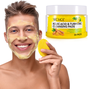 YECUCE Makeup Remover <strong>Cleansing</strong> Face Wipes Facial <strong>Cleansing</strong> Pad Exfoliating Kojic Acid And Turmeric <strong>Cleansing</strong> Pads - Product Image 4