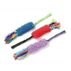 Jouet interactif pour chien, balle en caoutchouc et peluche avec corde, pour la dentition et les morsures des chiots - Product Image 6