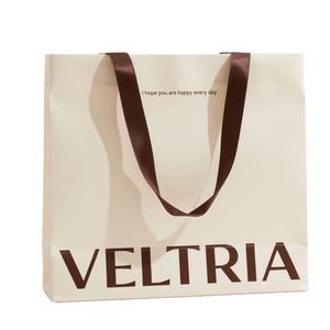 מותאם אישית יוקרה נייר תיק אמנות הבלטה מזון לשימוש חוזר חם הטבעה מתנה קניות נייר תיק הדפסה מלא תיק קמעונאי לוגו מותאם אישית - Product Image 2