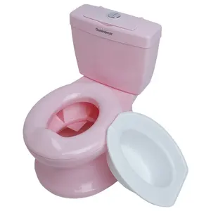 ミニサイズのベビートイレトレーナーのために特別に設計された幼児の新しいスタイルのピンクのトイレトレーニングシート