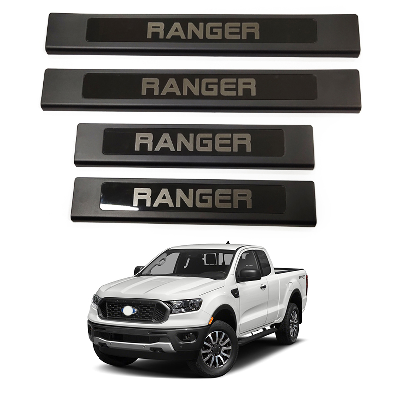 Лидер продаж с фабрики, внешние аксессуары, черный хромированный порог из АБС-пластика из нержавеющей стали для Ford Ranger 2023