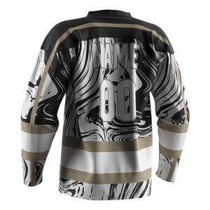 Maillot de Hockey Canada pour Hommes, Coupe Oversize, Manches Longues, Léger, Sublimé, Tenue de Terrain, Vêtement de Mode pour Équipe - Product Image 4