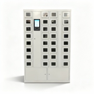 Estação de Carregamento de Celulares Pública com Armários Eletrônicos com Fechadura para Áreas de Alto Tráfego, Aeroportos, Shoppings e Escritórios - Product Image 3