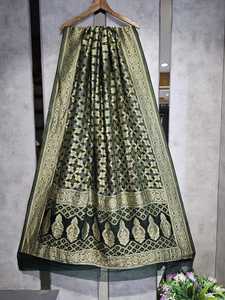 ผ้าจอร์เจียแท้นิ่มแบบพรีเมี่ยมความยาว2.50เมตรเงางามหรูหรามีรายละเอียดที่ประณีตสำหรับเสื้อผ้าอินเดียและปากีสถาน - Product Image 6