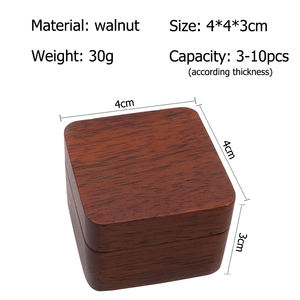 2025 Nieuwe Stijl Gemakkelijk te Dragen 3-10 Stuks Houten Gitaarplectrum Etui Houder Houten Ondersteuning Op Maat - Product Image 4