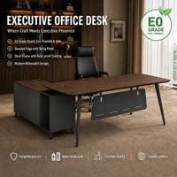 Le bureau de direction en forme de L, le petit bureau et l'armoire de rangement convertible nouvellement lancés sont adaptés aux gestionnaires de bureau/directeurs généralistes