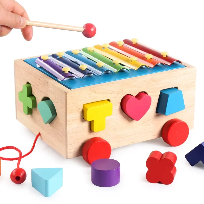 Lustige neue pädagogische Musik instrumente Spielzeug Kid Geschenk Holz Kinderspiel zeug