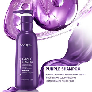 Set Profesional de Champú y Mascarilla Capilar en Crema Morada con Queratina Orgánica, Protección del Color y Hidratación para Eliminar el Amarillo - Product Image 2