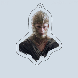 Llavero Acrílico Transparente con Figura de Anime de Black Myth Wukong, Impresión Ecológica Personalizada en Serigrafía - Product Image 5