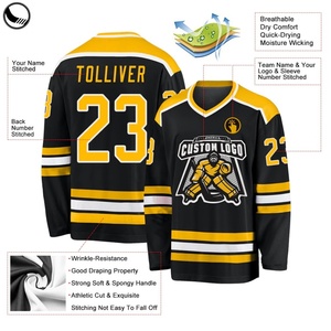 Camiseta de Hockey de Práctica BETHERIVAL, Transpirable, 100% Poliéster, con Logotipo del Equipo Bordado Personalizado, Jersey de Hockey con Tela Tackle Twill - Product Image 6