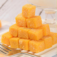 Mango Cube Kauwgommetjes met Echt Fruit Sap Private Label OEM Groothandel Fabriek Directe Fabrikant Exporteur