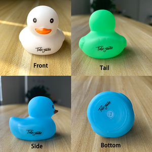 Promotional Gifts Custom Design logo Printed Colourful Bath Floating Toy Assorted Yellow Bulk <b>Mini</b> <b>Rubber</b> <b>Duck</b> - Product Image 6