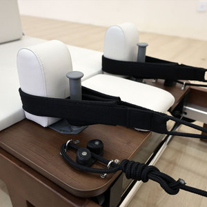 Nuevo estilo, reformador de Pilates de color nogal, reformadores plegables, uso doméstico, estudio de Yoga, equipo de Fitness de madera maciza, gimnasio - Product Image 5