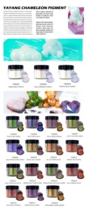 ผงสีฝุ่นออโรร่ากิ้งก่าเปลี่ยนสีเข้มผงสีเปลี่ยนแบบกิ้งก่า - Product Image 6