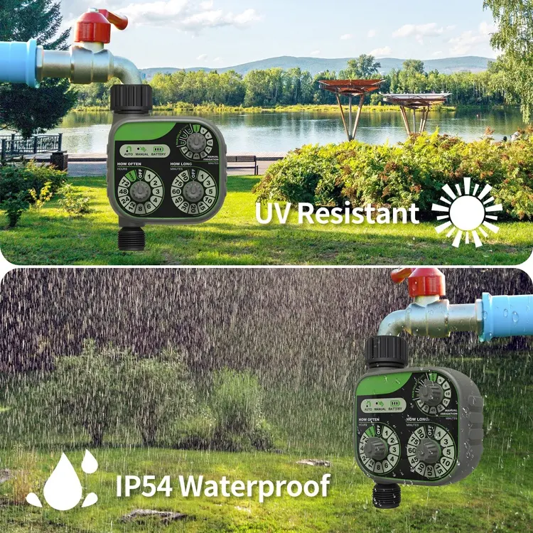 Timer air sistem irigasi pengairan taman pintar otomatis pertanian untuk selang air