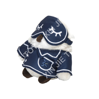 Jouet en peluche rembourré de polyester à succès, jouets en peluche personnalisables avec des vêtements, cadeau de Noël, jouet en peluche avec des vêtements