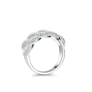 Hip Hop Fashion Mossanite <strong>Ring</strong> Fine Jewelry 925 Sterling Silver <strong>Ring</strong> VVS <strong>Moissanite</strong> Diamond Cuban <strong>Ring</strong> for <strong>Men</strong> Women - Product Image 5