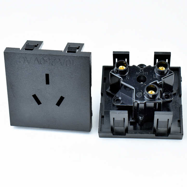 RA-02 Square Australian Wall Socket 250V 10A AC Power Socket
