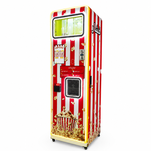Machine à pop-corn automatique avec système de paiement par billets de banque, carte de crédit et paiement par QR. Disponible dans - Product Image 1