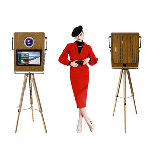 Bán hot óc chó rắn bằng gỗ photo booth kiosk 15.6 cảm ứng csreen vogue dslr photo booth shell với máy ảnh và máy in - Product Image 6