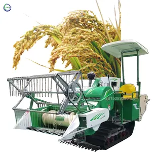 Small Harvesting Machine Rice Wheat Grain Combine Harvester Manufacturers