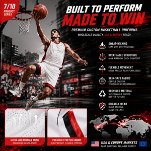 Fabrication de vêtements de sport pour le basketball (en gros) |   Maillots et shorts en mesh personnalisés pour les écoles, les équipes et les détaillants - Product Image 2
