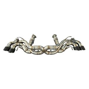 Système d'échappement Catback avec silencieux Valvetronic en titane de grade 5, fabrication OEM ODM Vortex Factory, pour Corvette C8, installation facile - Product Image 5