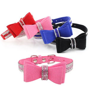 Collar de Perro con Pedrería, Collar Brillante con Lazo de Cristal para Perros y Gatos - Product Image 3