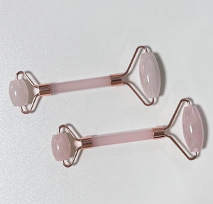 Outils de soin de la peau, rouleau de jade en quartz rose pour le lifting du visage, produits de massage du visage, 100% naturel, utilisation à domicile - Product Image 5