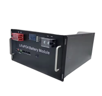 Batterie LiFePO4 48V 100Ah 15S1P, stockage d'énergie monté sur rack 51,2V pour station de base et système solaire
