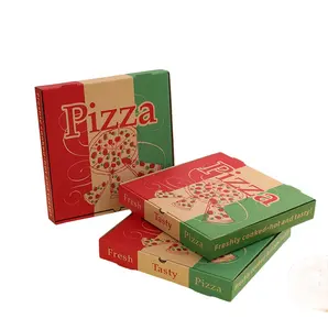 Fornecedor de caixas de pizza personalizadas por atacado caixa de pizza 10 "12" 14 "16" 18 "20" 30