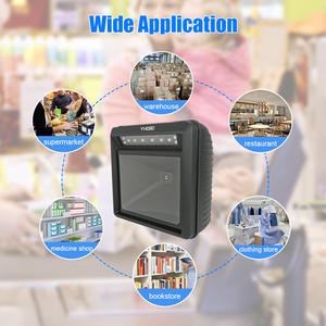 High Performance 2D Omnidirectional Bar Qr <strong>Code</strong> <strong>Reader</strong> Scanning Platform Big Window <strong>Desktop</strong> Barcode Scanner - Product Image 5