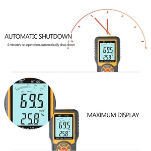 Medidor de Vibraciones Digital Portátil HT-1201, Analizador de Vibraciones Mecánicas para Motores - Product Image 6