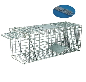 Vente en gros de <span class=keywords><strong>cage</strong></span> de piège en acier à ressort à bobine vivante écologique Contrôle des animaux sauvages à vendre - Product Image 5