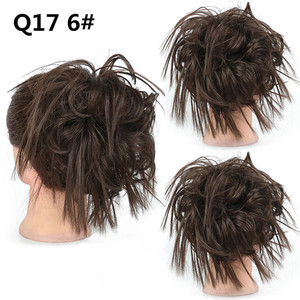 Silike — Extensions capillaires pour femmes, cheveux synthétiques, chouchou et queue de cheval, postiche en caoutchouc élastique, Extensions, Chignons - Product Image 3