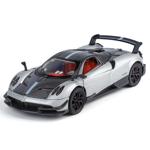 Coche de Juguete de Carreras en Miniatura de Metal Fundido a Presión Hua-<span class=keywords><strong>Yra</strong></span> BC 1/32, Modelo con Sonido y Luz, Blanco, para Edades de 5 a 13 Años, Regalo de Colección - Product Image 3
